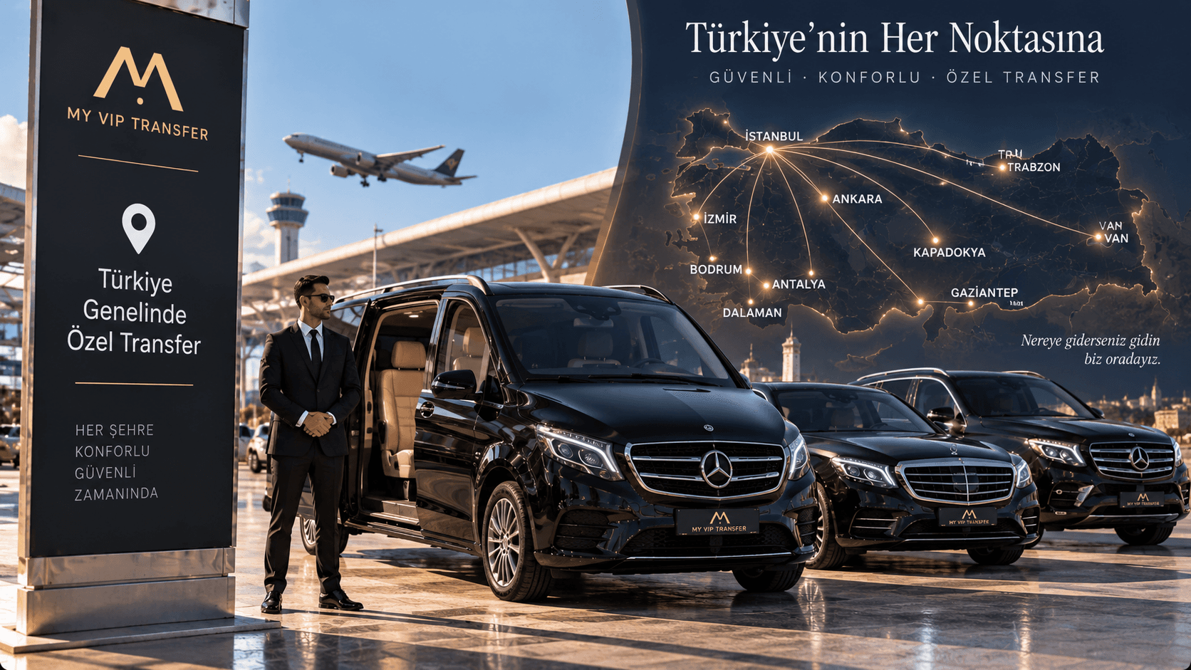 Türkiye genelinde özel transfer hizmeti